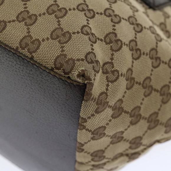 GUCCI GG Canvas Web Sherry Line Hand Bag Beige Red Green 181228 Auth ep4035 - Picture 14 of 16